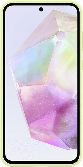 Mbulesë silikoni për Samsung Galaxy A35 5G, slim, lime