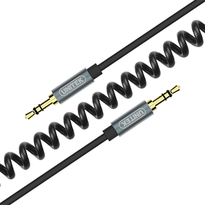 Kabllo audio Unitek Jack 3.5mm - Jack 3.5mm, 1.5m, i zi