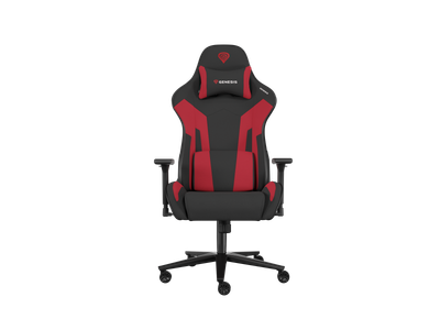 Karrige gaming Genesis Nitro 720, e lëkurë ekologjike, e rregullueshme, zi kuqe