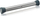 Rrull për brumë GEFU REGO, 38cm, çelik inox me silikon, argjendtë