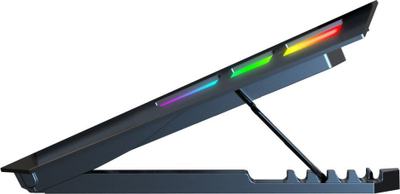 Bazë ftohëse për laptop Evolveo ANIA 16, 5 ventilatorë, deri 17", me ndriçim