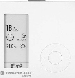 Termostat i zgjuar Euroster 4040 SMART, WiFi, me program, i bardhë