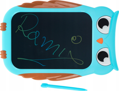 Tablet vizatimi Funny Owl, 8.5", për kalamaj, shumëngjyrësh