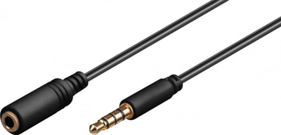 Kabllo zgjatuese audio Goobay AVK 181-0100 Mini, 3.5 mm, 1 m, e zezë