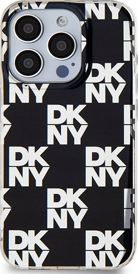 Куќиште за телефон DKNY DKHCP15LHDLCEK за ајфон 15 про, 6.1\", тврдо куќиште, црно