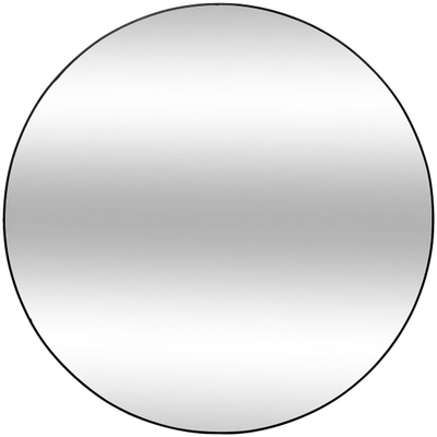 Pasqyrë rrethore Atmosphera, Ø110 cm, kornizë metal, e zezë