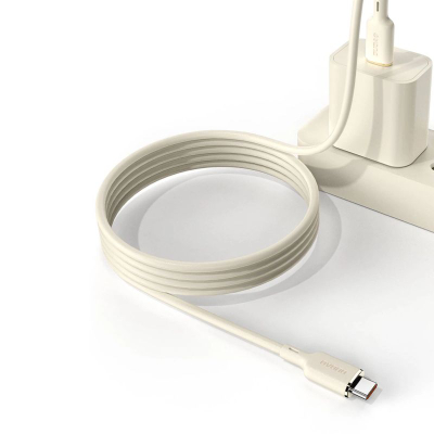 Kabllo USB C në USB C Dudao L7Scc, 100W, 2m, e bardhë
