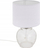 Lampë tavoline Atmosphera Teva, 30cm, çelik, e bardhë