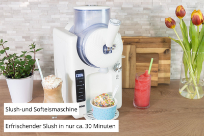 Makineri akulloreje Unold Sofie 2in1, 2 L, me njësi ftohëse, e bardhë