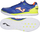 Këpucë futsalli Joma Top Flex Rebound 23 Indoor, burra, lëkurë, blu me jeshile fluor