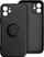 Mbulesë telefoni 1Mcz Grip Ring Skinny për Xiaomi Redmi A1 A2, silikon, me unazë mbajtëse, e zezë