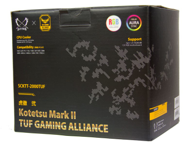 Ftohës procesori Scythe Kotetsu Mark II TUF Gaming Alliance, ventilator 12 cm, i zi me të verdhë