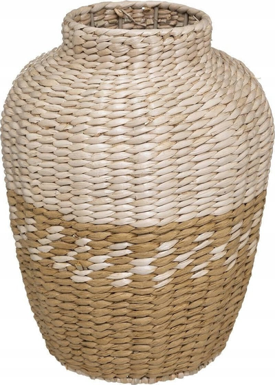Vazo dekorative Atmosphera CARMEN, 32cm, stil rustik, ngjyrë natyrale