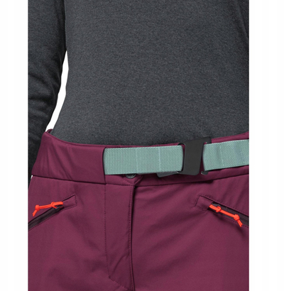 Pantallona skish Jack Wolfskin Alpspitze W 1507531-1014, për femra, poliestër, vjollcë