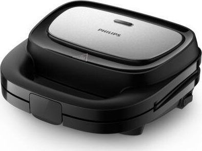 Toster sanduiçësh Philips HD2350/80, 3 në 1, pllaka të ndërrojshme, i zi