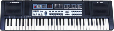 Pianino elektronike për kalamaj MQ-829USB, 61 taste, USB, me mikrofon, e zezë