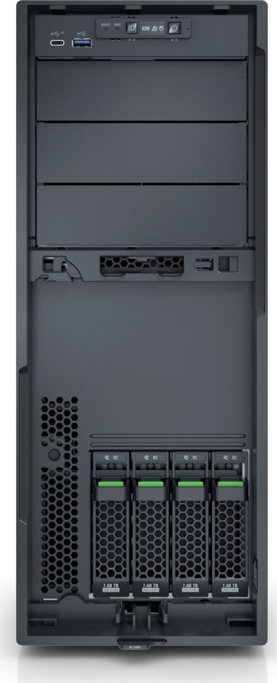 Server tower Fujitsu PRIMERGY TX1330 M6, Intel Xeon E-2456 3.3GHz, pa disk, i zi