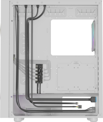 Set kasë gaming Genesis Diaxid 605 ARGB me tastierë mekanike Thor 300, USB C, e bardhë