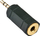 Adapter audio Lindy 35622, 3.5mm në 2.5mm, i zi