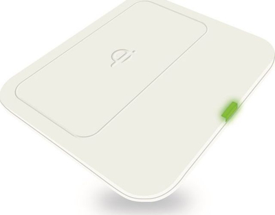 Karikues wireless ZENS QI Single, për telefona, i bardhë