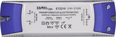 Transformator elektronik Zamel ETZ210, 230V në 11.5V, 210W, i bardhë