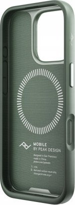 Mbrojtëse telefoni Peak Design Everyday Loop Case iPhone 16 Pro, magnetike MagSafe, Sage