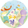 Set loje Djeco Spring Princess, 36 pjesë, princesha e pranverës, shumëngjyrësh