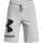 Pantallona të shkurtra djemsh Under Armour Rival Fleece Logo, pambuk, gri