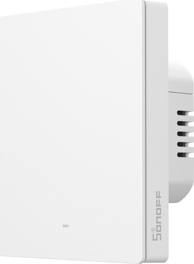 Ѕиден смарт прекинувач Sonoff M5 2C 80W, WiFi, Matter, бел
