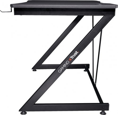 Tavolinë për kompjuter Trust GXT711X Dominus, 112 cm x 72 cm, e zezë
