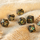 Set zare Q-Workshop Cats Pixel, 7 copë, jeshile me të artë