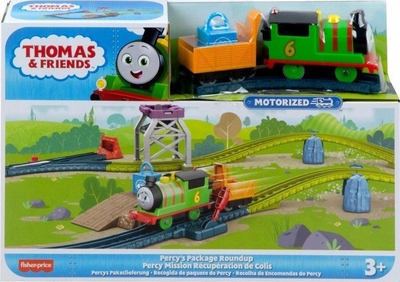Set lojërash Thomas &amp; Friends Percy’s Cargo Run, motorik, 1.8 m pistë, 20 pjesë