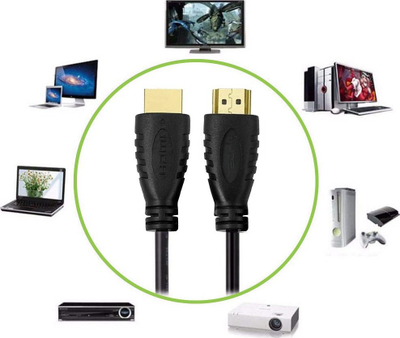 Kabllo HDMI 4K M/M, 9m, High Speed, e zezë