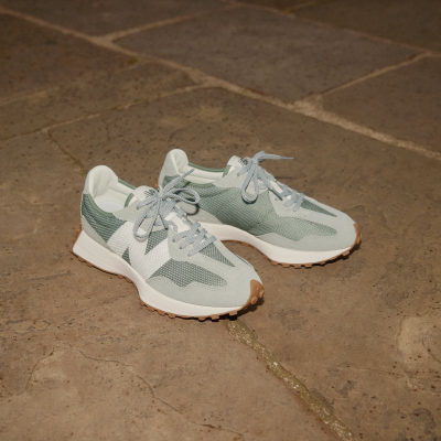 Atlete New Balance 327 Sage Grey, meshini, gri