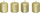 Set qirinjsh Feeric Christmas Satin Gold, 4 copë, 160 g, ngjyrë ari