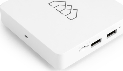 Android TV Box Homatics R 4K Lite, 2GB RAM 8GB, DVB T2, e bardhë