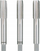 Set çezme filetuese HSSE Co5 M5, 3 copë, metalik