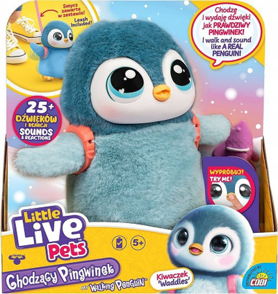 Lodër interaktive Little Live Pets Walking Penguin COBI 26535, 25 tinguj, blu