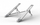 Mbajtëse laptopi Serioux SRXNCPU6L, alumini, palosëse, 15.6"