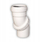 Pjesë këndore kanalizimi Hydroland Universal, PVC, Ø50 mm, e bardhë