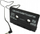 Adapter kasete DC AUX, Jack 3.5 mm, për radio veture, i zi
