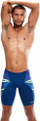 Kostum noti për burra Speedo Club Training V-Cut Jammer, ECO Endurance+, blu me vjollcë