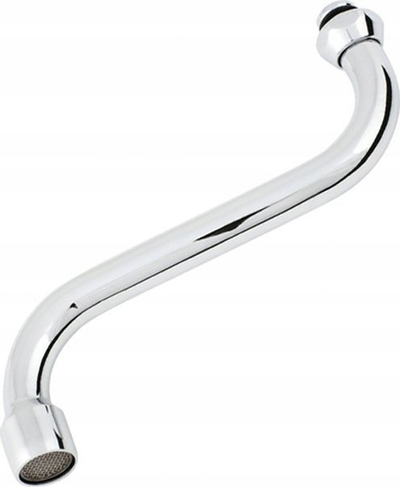Spout për rubinet Hydroland SPOUT WL.S-115.B, 1/2", 115mm, krom