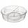 Shportë organizuese ORION UROVNEJTO, rrotulluese, diametër 30 cm, plastike e bardhë