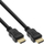 Kabllo HDMI InLine 17512Q, 12.5 m, HDMI 2.0, e zezë