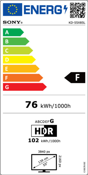 Televizor Sony Bravia KD-55X85L, 55" (139cm), i zi