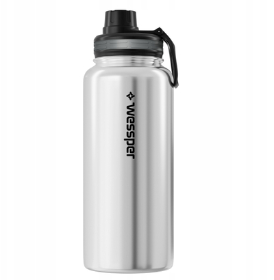 Termos Wessper Activemax Steeline, 1L, çelik inox, gri