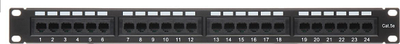 Patch panel Delta PP-24/RJ, 24x RJ-45, 1U, i zi