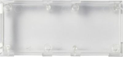Kapak plastik Allnet Brick 2x1, set 10 copë, transparent
