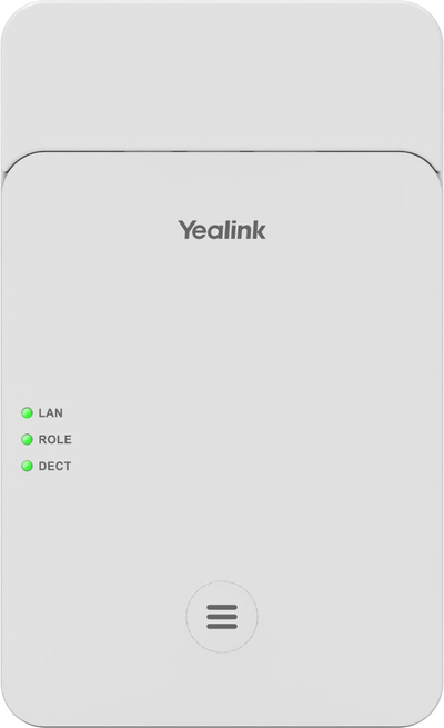 Безжичен телефон Yealink W75 Mini MC, компактен, сив
